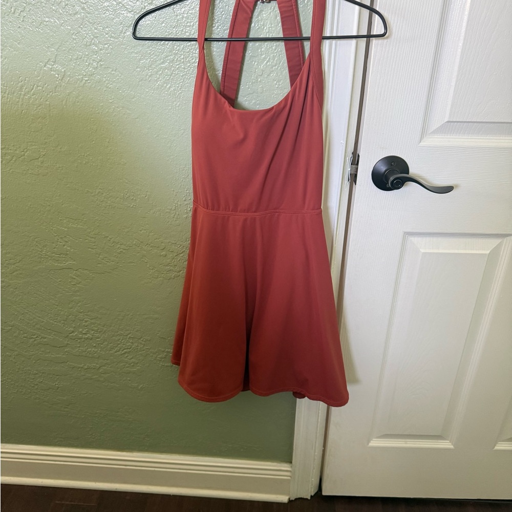*LAST CHANCE* HALARA Women's Athletic Dress in Rust Red